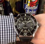 Replica Blancpain Fifty Fathoms 300m Steel Black Dial Watch - Swiss Quality